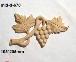 custom grape carving, made to measure grape ornament